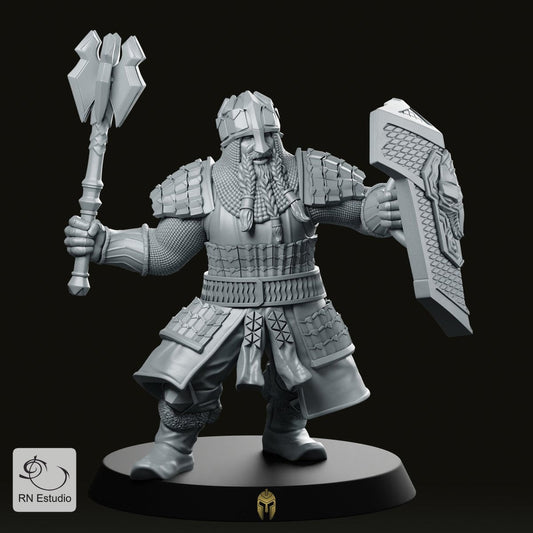 Dwarf Mace Miniature