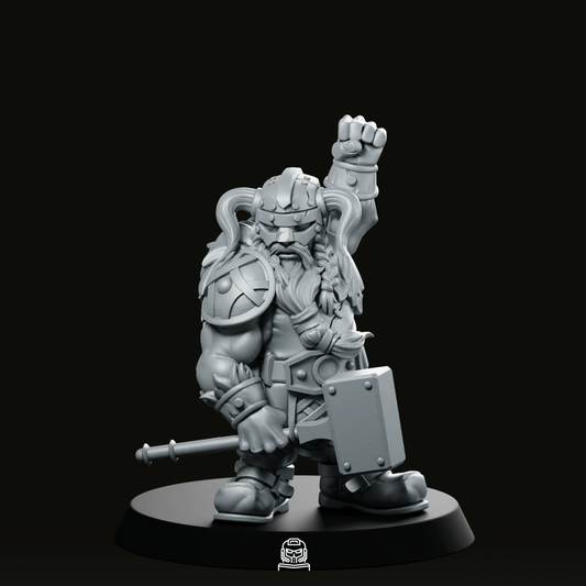 Dwarf Viking Miniature