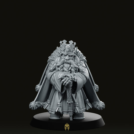 Dwarven King Durnar Goldheart B Miniature