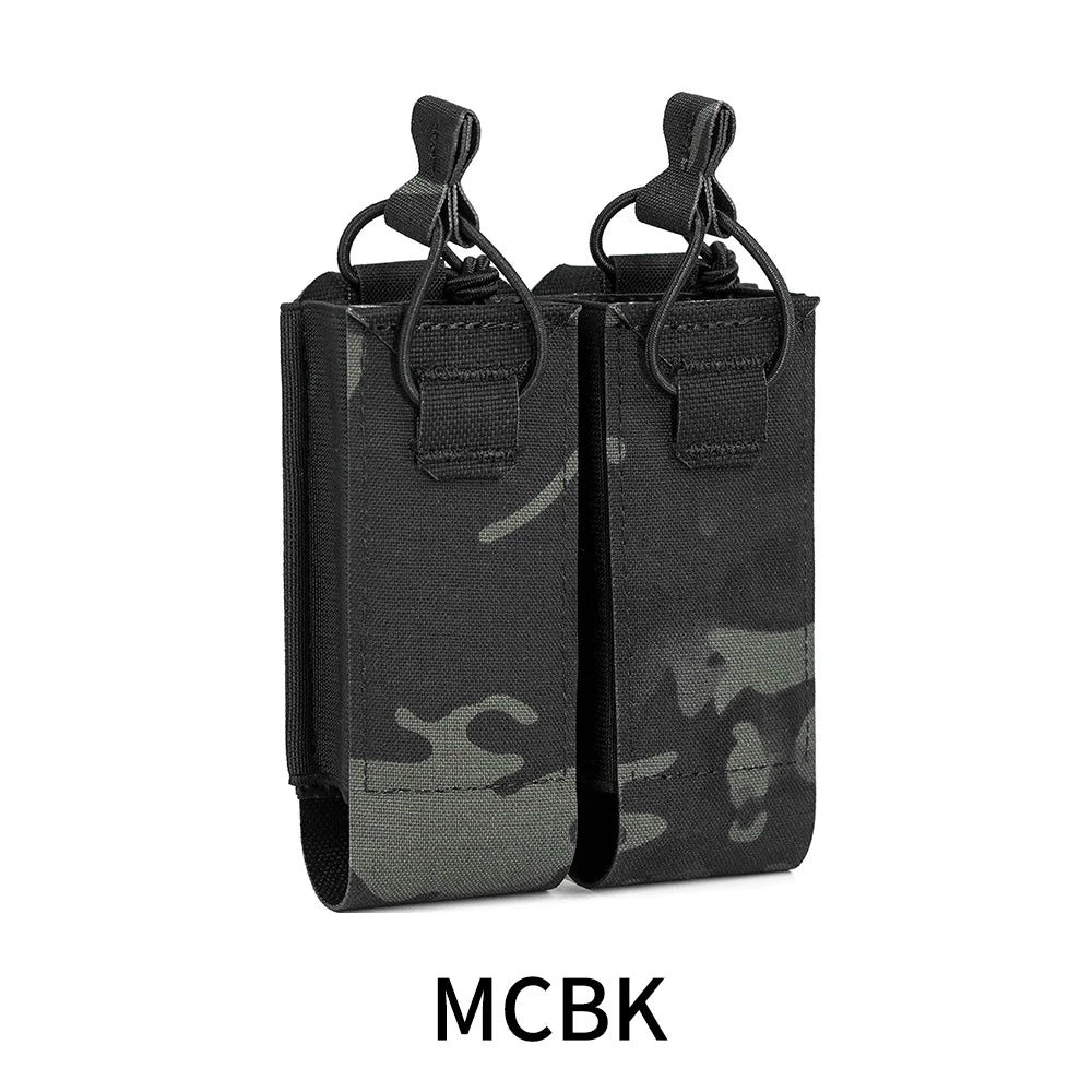 Tactical Mag Pouch .45 Dual Magazines Double Smg Molle Airsoft Mpx P90 Ump45 Hunting Equipment Accessories Wargame Outdoor Vest