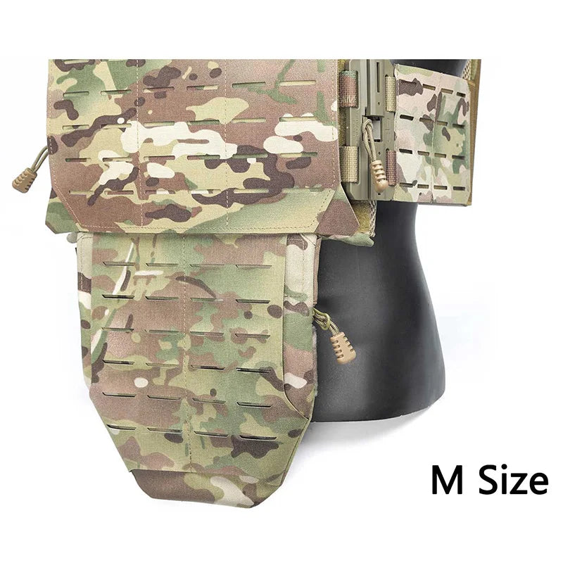 DMGear Tactical Pleated  Vest Crotch Groin Protection Gear Accessory Airsoft War Men Molle Body Armor Bag Equipment