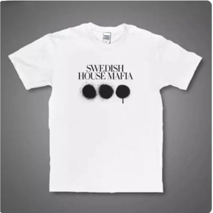 Swedish House Mafia T-shirt Men's Summer Fashion Street Trend Short Sleeve Cotton Comfortable Loose Men's and Women's Clothing