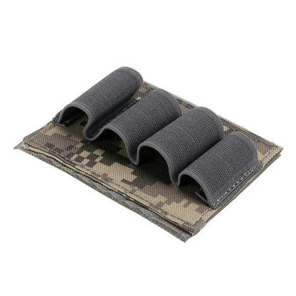 Tactical Molle Shell Holder Carrier 12GA Paintball Hunting Buttstock Airsoft Ammo Magazine Pouch