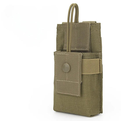1000D Nylon Tactical Universal MOLLE Walkie Talkie Bag Military Hunting Portable Airsoft Accessories Wargame CS Gear Supplies