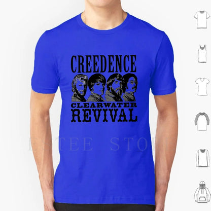Untitled T Shirt Cotton Men DIY Print Credence Ccr Credence Clearwater Revival Vintage Studio Retro Music Deadhead Vinyl Tape