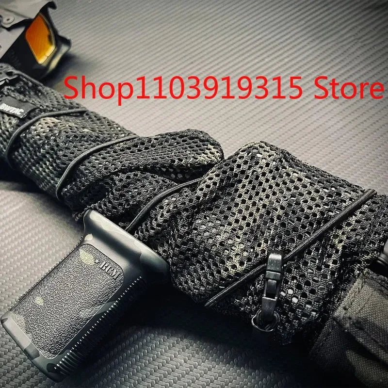 Tactical Fishbone Camouflage Cloth Airsoft Paintball Shooting Role Playing Movie Props Rifle Handguard Cloth Accessory