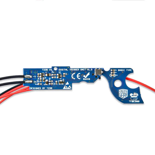 T238 1.9 Mosfet Moudel for AIRSOFT Gel Ball Gearbox V3 Binary Programmable Active Braking Overheat Protect Digital Trigger Unit
