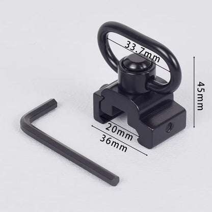 Tactical RSA GBB Buckle QD Swivel Sling Mlok Scope Mount Attachment Adapter Pictinny Rail Hunting Airsoft Rifle Accessories