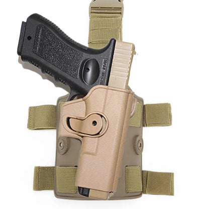 Tactical Drop Leg Thigh Gun Holster For GL 17 Airsoft Pistol Holster Platform Hunting Accessories With Gear