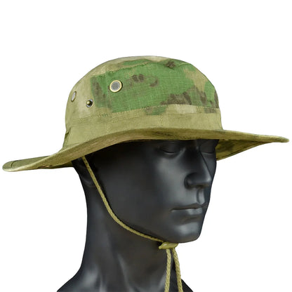 Tactical Airsoft  Sniper Camouflage Boonie Hats Nepalese Cap Militares Army Mens American Military Accessories A-tacs FG