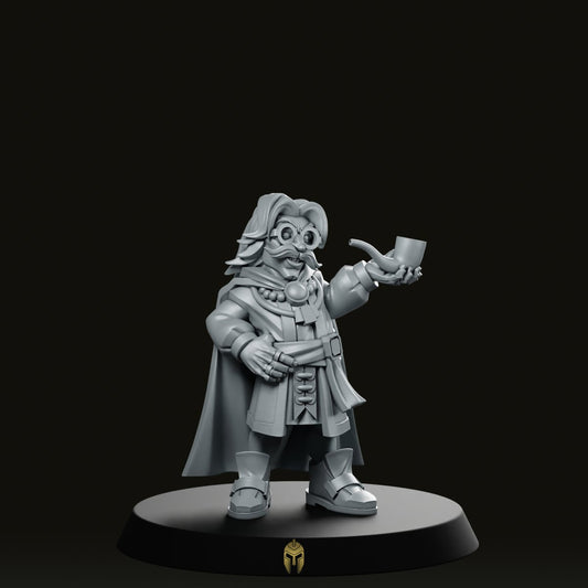 Earl Anders Intellectual Halfling Miniature