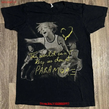 Vintage Y2K Paramore Hayley Williams Punk Pop Rock 2000s Concert Band T Shirt M vintage Washed Versatile designer clothes