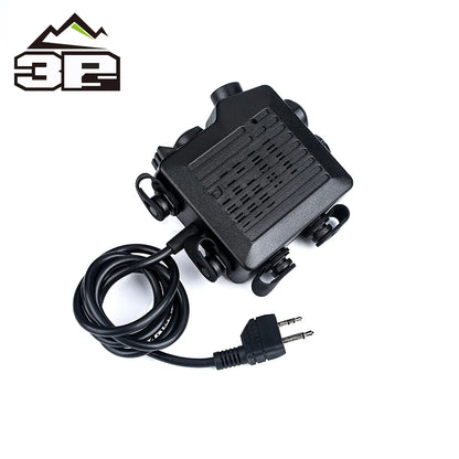 Airsoft Tactical SELEX TACMIC CT5 PTT Headset 2 Button Hunting Walkie Talkie Military Ptt  Kenwood Motorola Phone Icom
