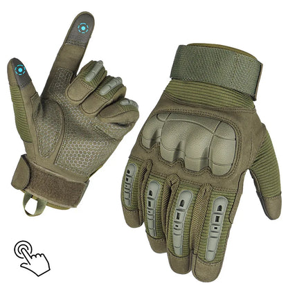 Men's Tactical Gloves Pro Sports Gloves Touch Screen Outdoor Hunting Hiking Combat Airsoft Full Finger Shooting Gloves Women