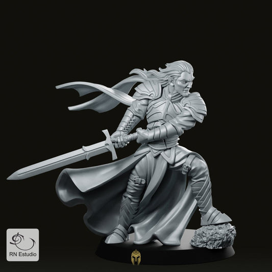Elf Knight Levariel Miniature