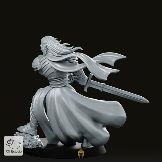 Elf Knight Levariel Miniature