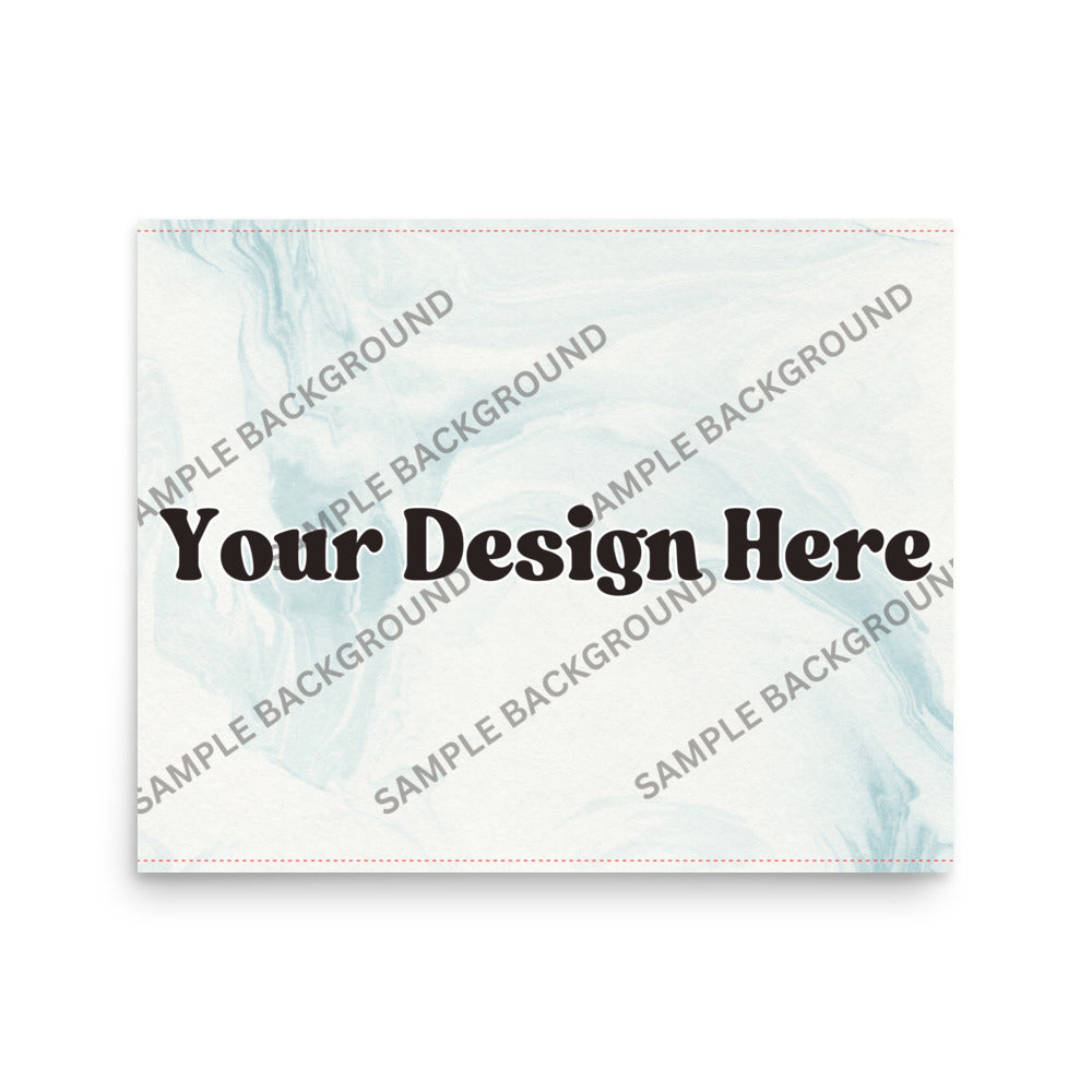 Design Your Own Enhanced Matte Paper Poster