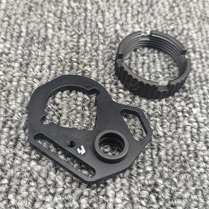 New AEG Side End Plate Flexible QD Sling Mount Push Botton Adapter Fit for M4 M16 Airsoft BK Receiver End Plate Hunting Parts