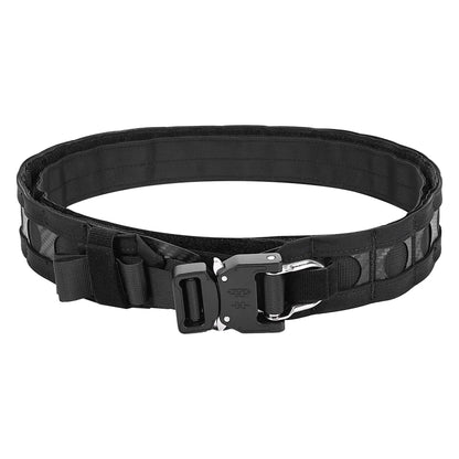 Tactical FC MOLLE Bison Belt D-Ring Buckle Hook Loop Lightweight Low Profile Training Waistband Airsoft Gear Hunting Accessories