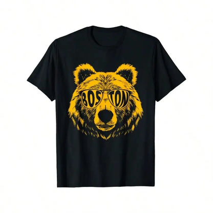 Vintage Boston Name Distressed Boston Game Day Funny Hockey T-Shirt