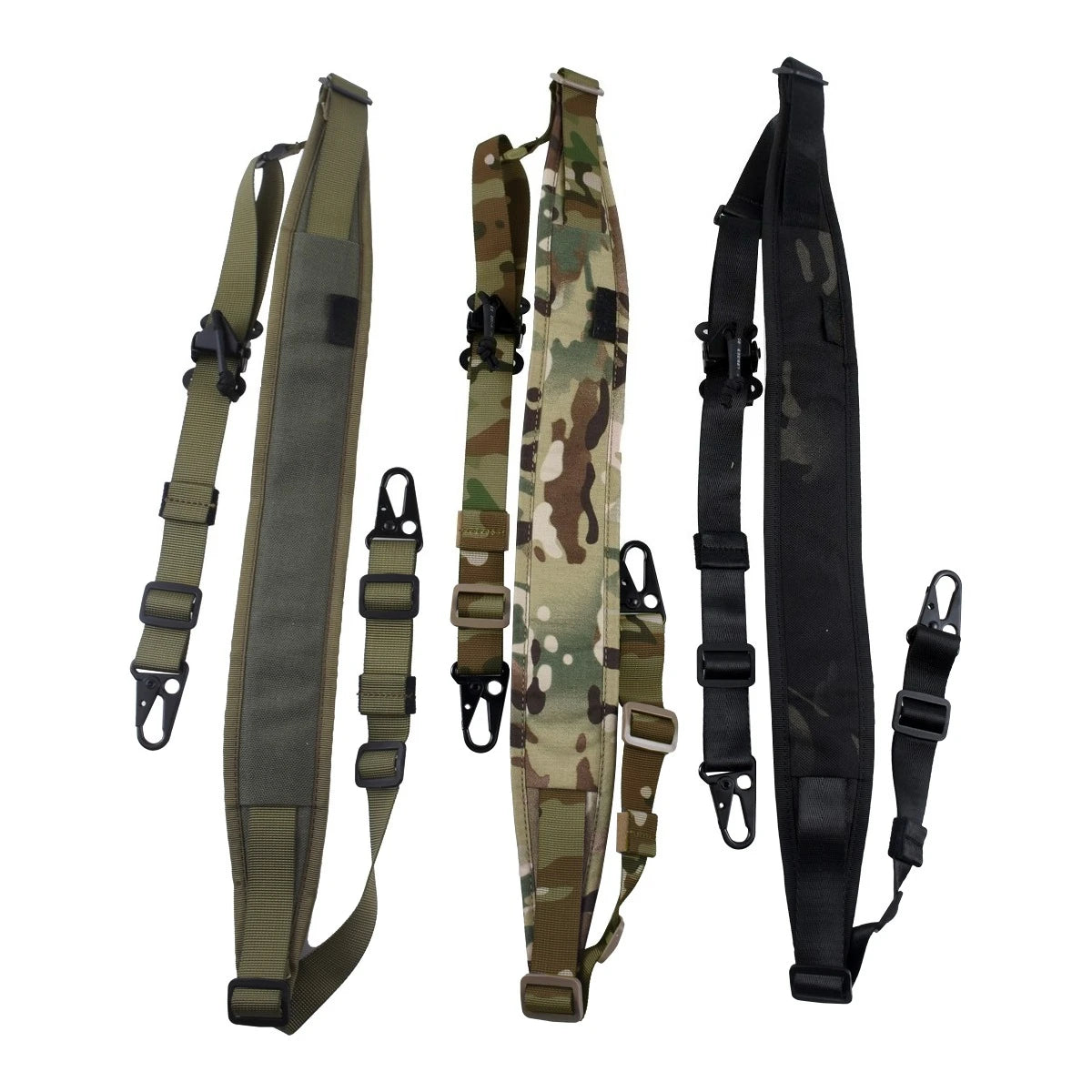Tactical QD Quick Release Sling Strap Airsoft 2 Points Adjustable Rifle Sling Slingster Nylon Strap Outdoor Hunting Accessories