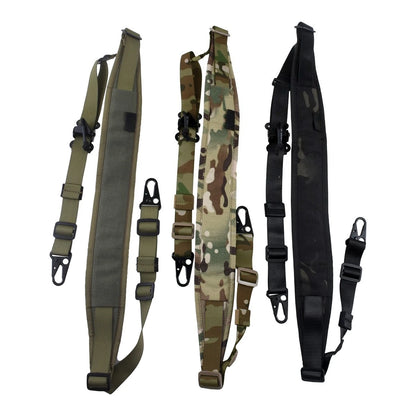 Tactical QD Quick Release Sling Strap Airsoft 2 Points Adjustable Rifle Sling Slingster Nylon Strap Outdoor Hunting Accessories