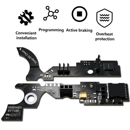 T238 V1.7 V3 PRO MOSFET ETU Optical Sensor Programmable For AIRSOFT Gel Blaster V2 Gearbox