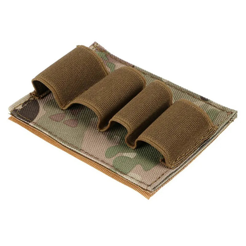 Tactical Molle Shell Holder Carrier 12GA Paintball Hunting Buttstock Airsoft Ammo Magazine Pouch
