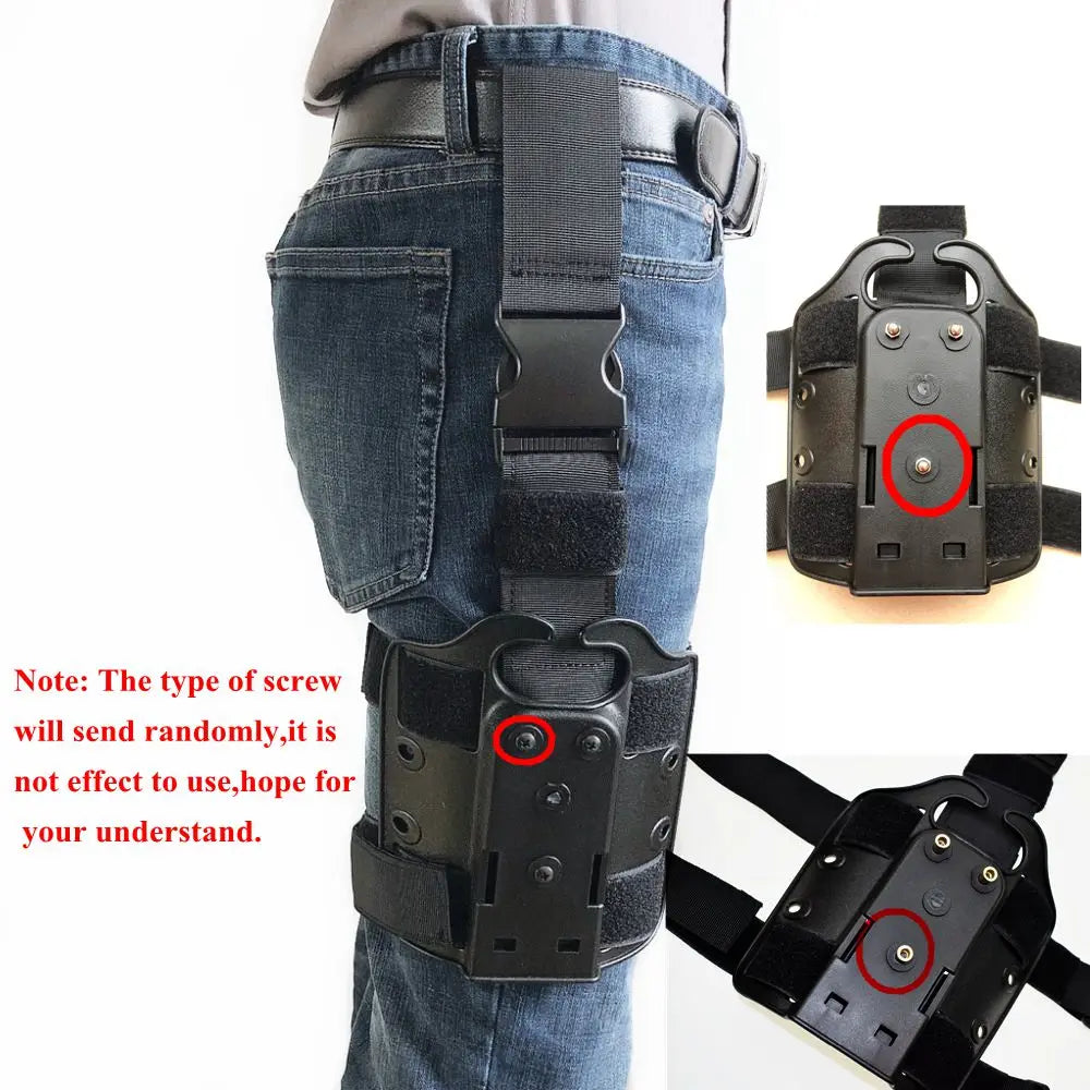 Airsoft P226/1911/Glock 17 19/M9/USP Universal Gun Holster Drop Leg Platform Hunting Holster Accessories