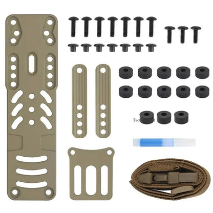 New Tactical RHP Rigid Holster Platform Modular Holster Adapter Adjustable Drop Strap Hunting Airsoft Training Belt Accessories