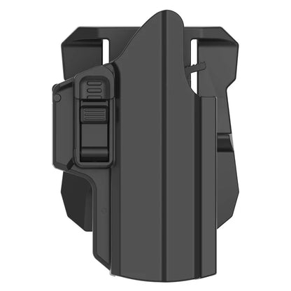 TEGE Universal Polymer IPSC Holster 360 Degree Rotate Low Ride Paddle OWB Holster for Glock 19 17 45 Beretta Apx Walther CZ P07