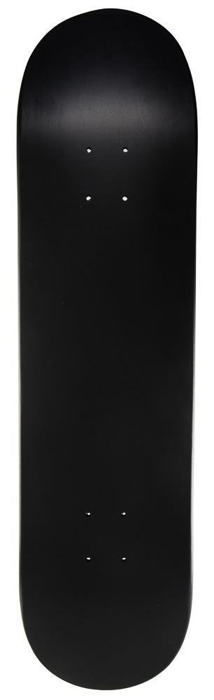 Venom Blank Skateboard Deck - Matt Black - 8.0"