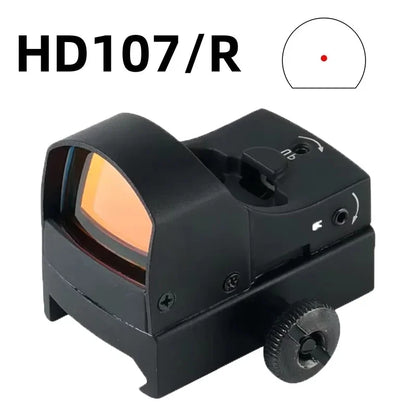 Tactical Holographic 4 Reticle Green Red Dot Portable Outdoor Sight for 11mm / 20mm Rail Mount Hunting Rifle Airsoft Accessory