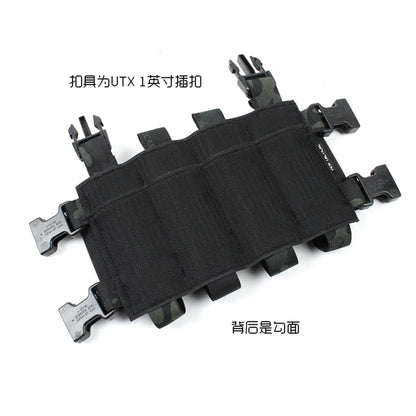Tactical Vest MK3 MK4 JPC2.0 Chest Quadruple Magazine Insert Pouch,Vest Expansion Accessories Bag For Airsoft Hunting Shooting