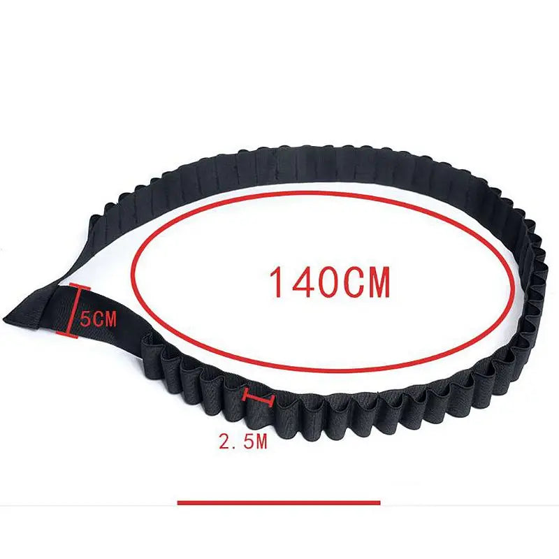 Hunting 50 30 Rounds Bandolier Belt 12 Gauge Mag Pouch Tactical Pouch Belt Holder Airsoft Accessories