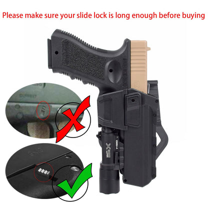 Tactical Glock 17 18 Movable Pistol Holsters Airsoft-3