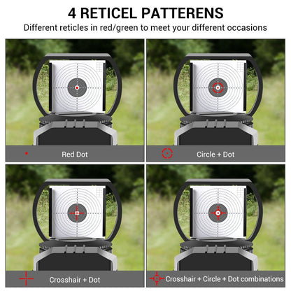 Tactical Riflescope Optics Red Green Projected Dot-1