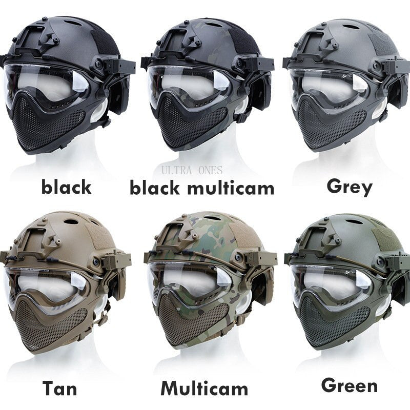 Tactical Helmet Military Game Cs Airsoft-1