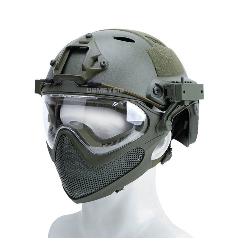 Tactical Helmet Military Game Cs Airsoft-7