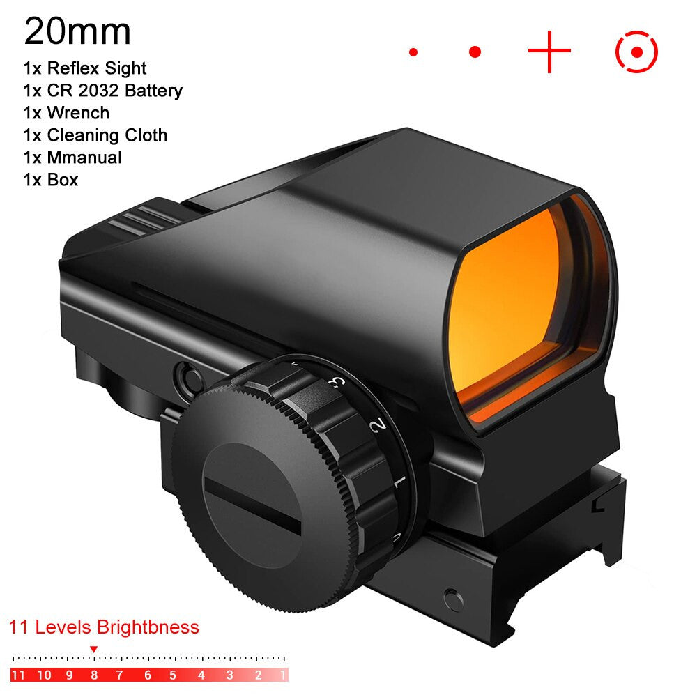 Tactical Reflex Red Green Laser Scope-13