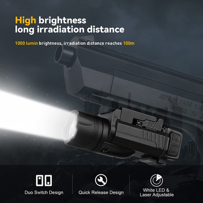 1000 Lumens Tactical LED Weapon Gun Light Military Airsoft-5