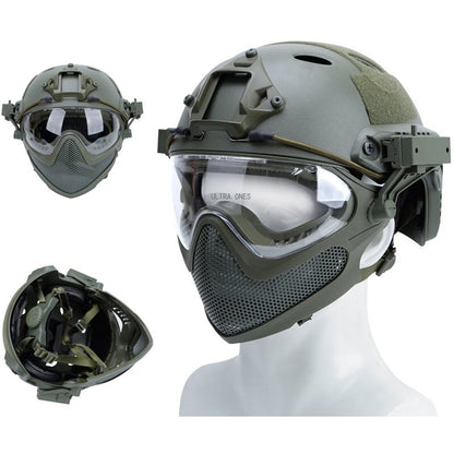 Tactical Helmet Military Game Cs Airsoft-0