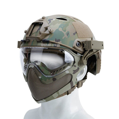 Tactical Helmet Military Game Cs Airsoft-11