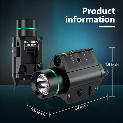 1000 Lumens Pistol Flashlight BB Pistol Laser Light Airsoft-1