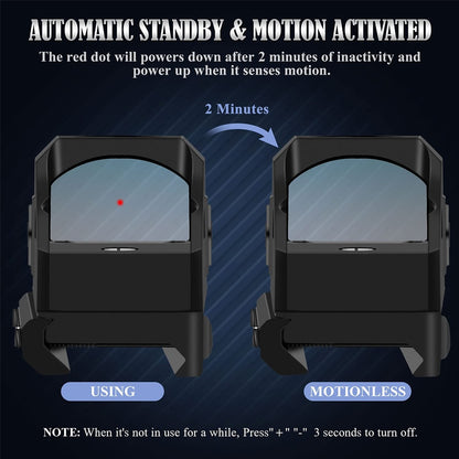 Tactical Mini Red Dot Reflex Sight Red Dot Airsoft-4