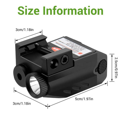 Tactical LED Weapon Gun Light Red Laser Sight Airsoft-4