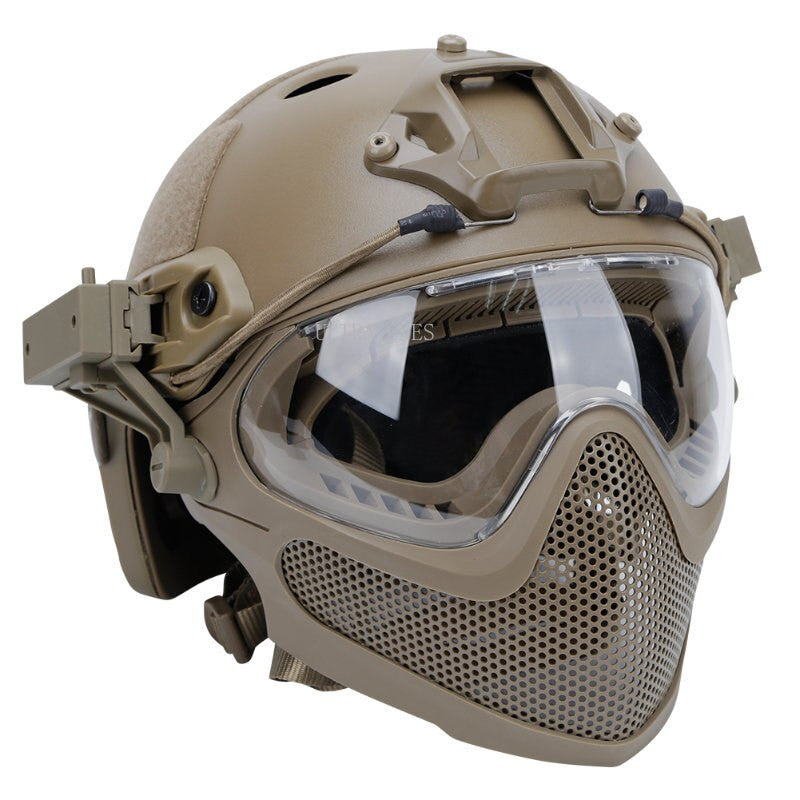 Tactical Helmet Military Game Cs Airsoft-4