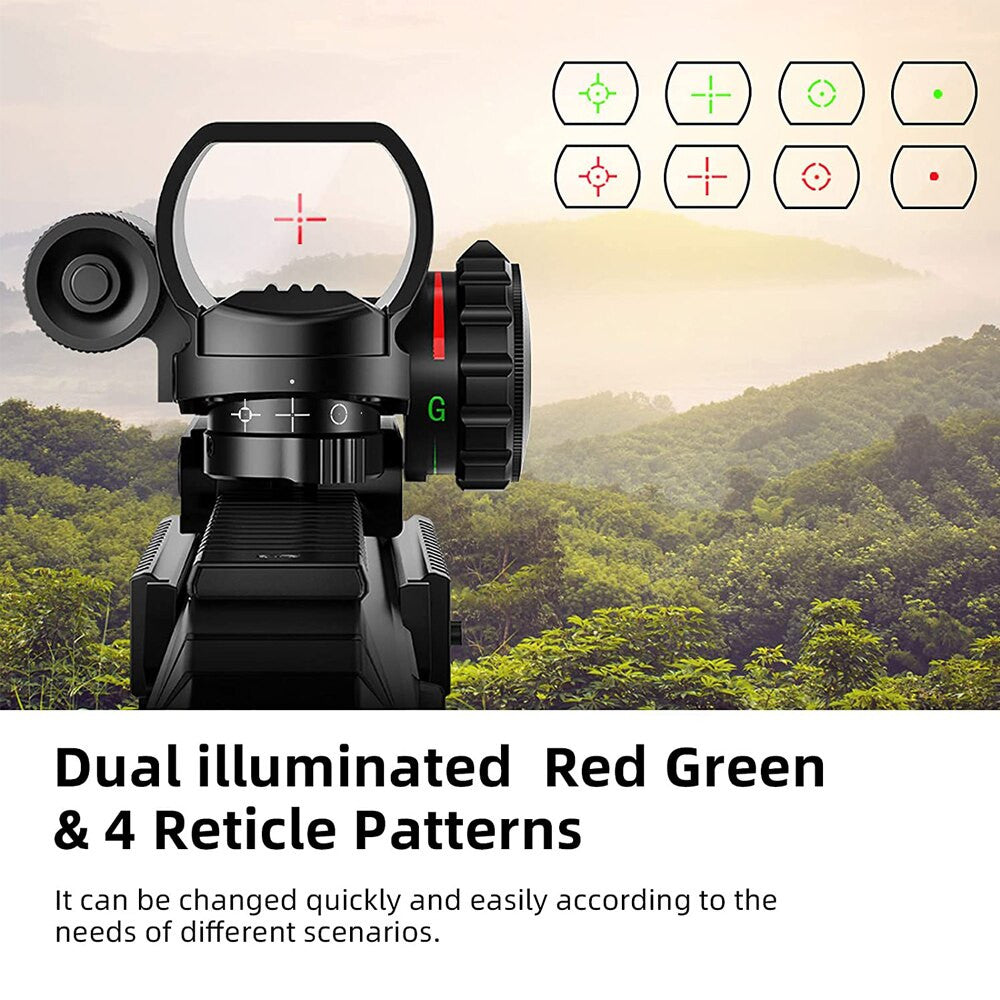 Tactical Reflex Red Green Laser Scope-4