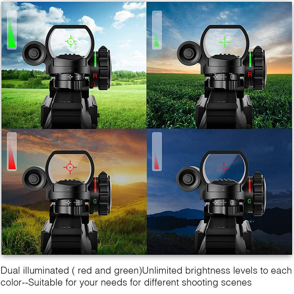 Tactical Reflex Red Green Laser Scope-5