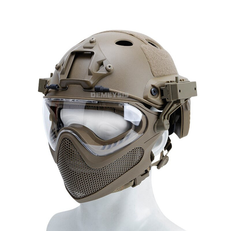 Tactical Helmet Military Game Cs Airsoft-9